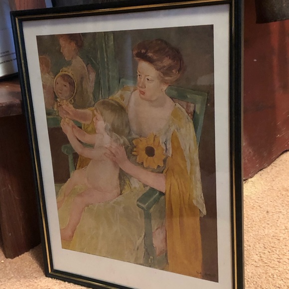 1897 Vtg Mary Cassatt “Mother and Child” Lithograph Baltimore Museum Of Fine Art - Picture 11 of 12